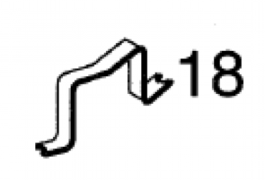 Eberspächer Klip voor vastzetten vlamvoeler van Airtronic B/D 3 L C/L P kachels. (1-18)